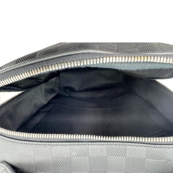 LOUIS VUITTON Avenue Damier Infini Leather Backpack Bag Black