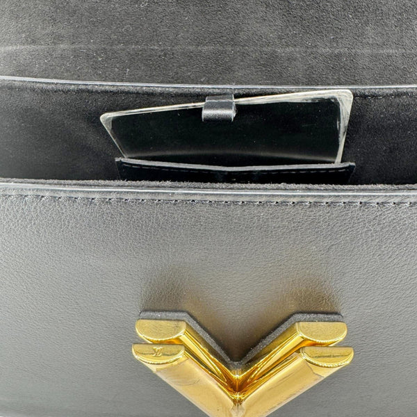 LOUIS VUITTON Metis Pochette Jacquard Since 1854 Leather Top Handle Satchel Bag Black