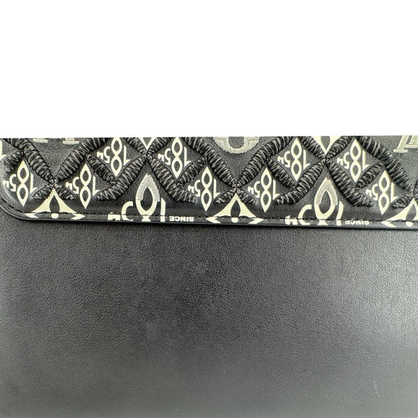 LOUIS VUITTON Metis Pochette Jacquard Since 1854 Leather Top Handle Satchel Bag Black