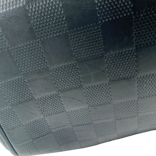 LOUIS VUITTON Avenue Damier Infini Leather Backpack Bag Black