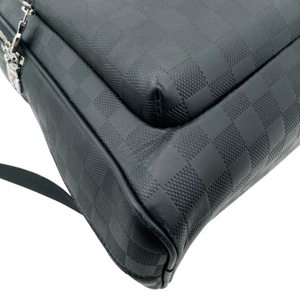 LOUIS VUITTON Avenue Damier Infini Leather Backpack Bag Black