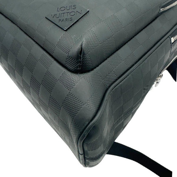 LOUIS VUITTON Avenue Damier Infini Leather Backpack Bag Black