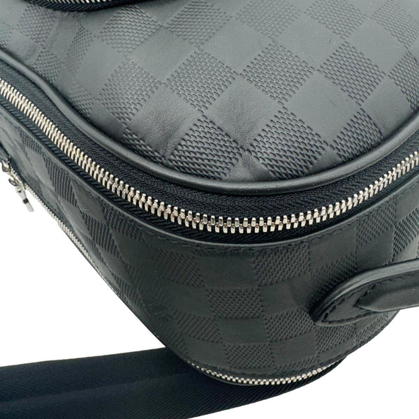 LOUIS VUITTON Avenue Damier Infini Leather Backpack Bag Black