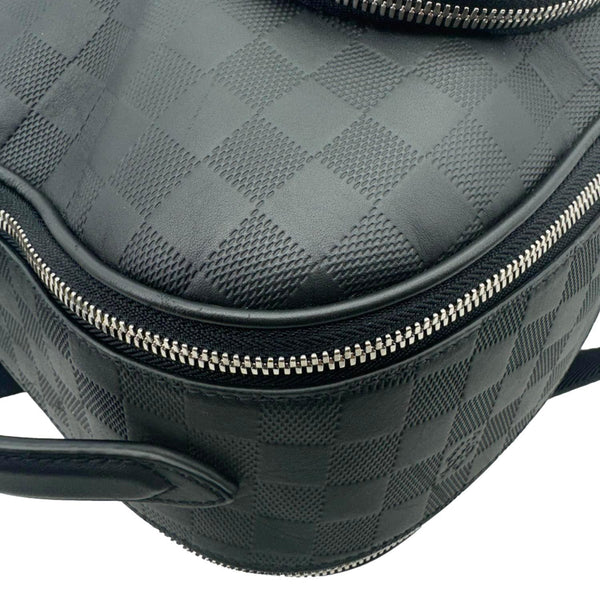 LOUIS VUITTON Avenue Damier Infini Leather Backpack Bag Black