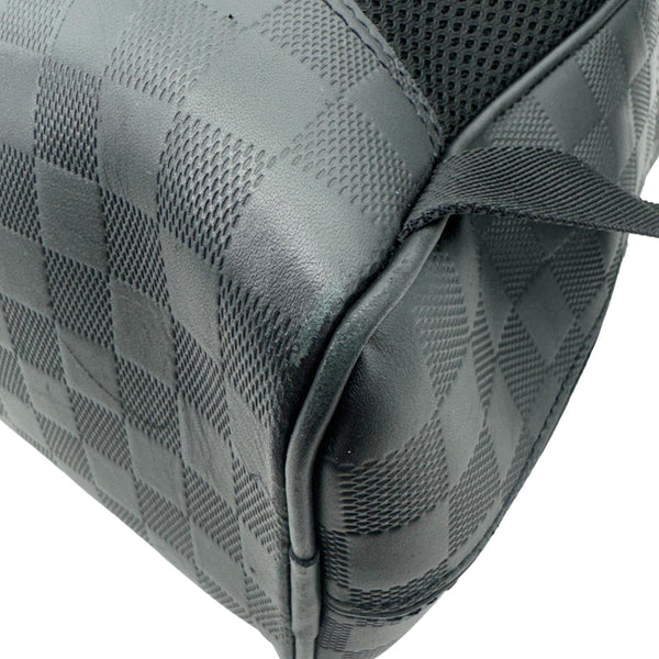 LOUIS VUITTON Avenue Damier Infini Leather Backpack Bag Black