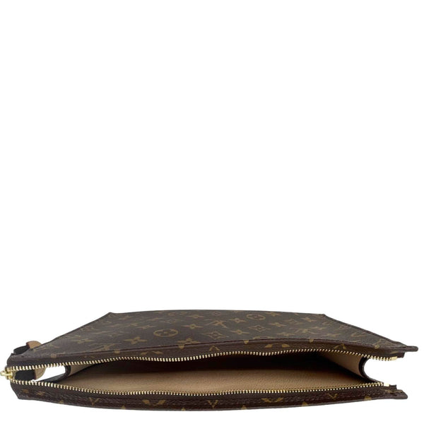 LOUIS VUITTON Monogram Canvas Toiletry Pouch Brown