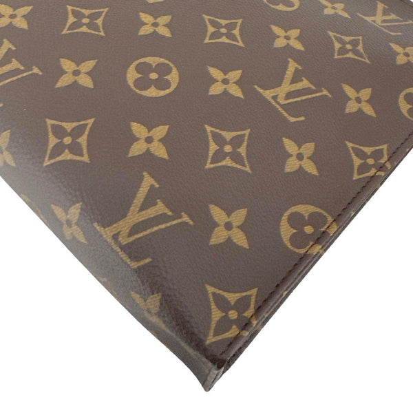 LOUIS VUITTON Monogram Canvas Toiletry Pouch Brown