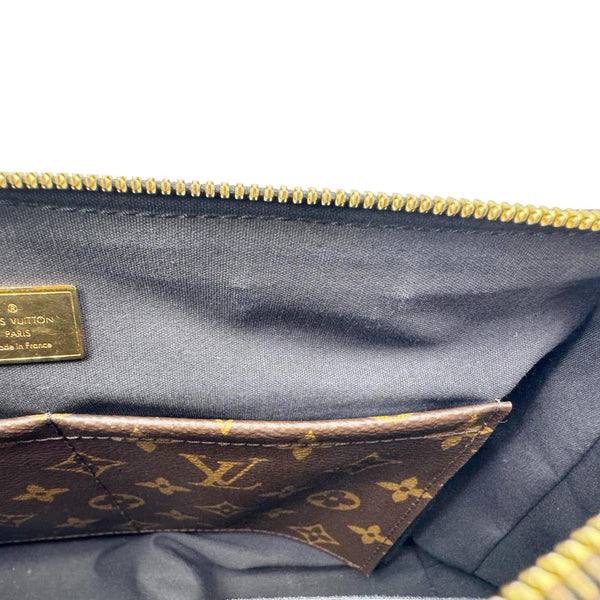 LOUIS VUITTON Miroir Vernis Leather Tote Shoulder Bag Black