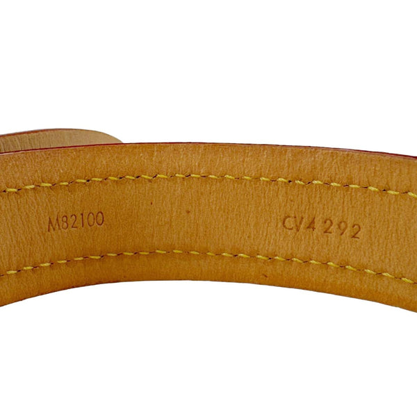 LOUIS VUITTON Monogram Canvas Dog Collar Brown