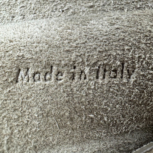 CELINE Nano Belt Grained Leather Shoulder Bag Taupe