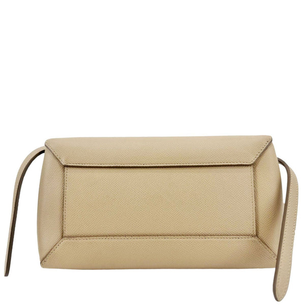 CELINE Nano Belt Grained Leather Shoulder Bag Taupe