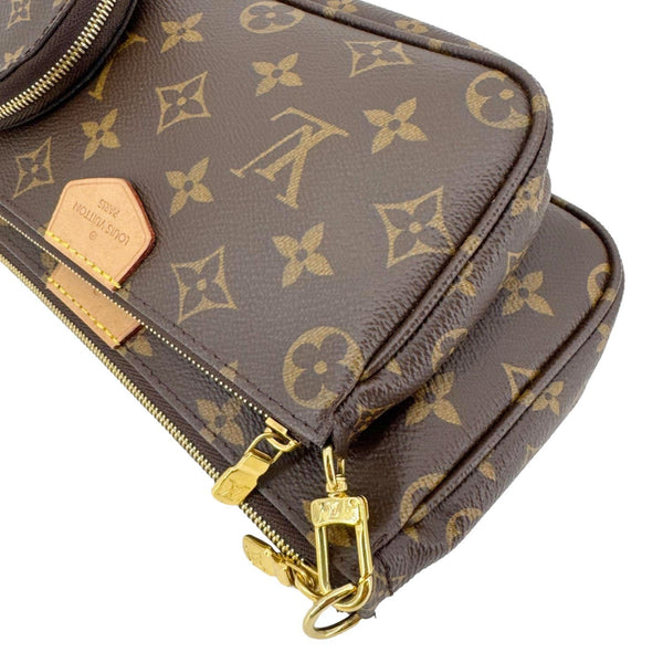 LOUIS VUITTON Multi Pochette Accessoires Monogram Canvas Crossbody Bag Brown