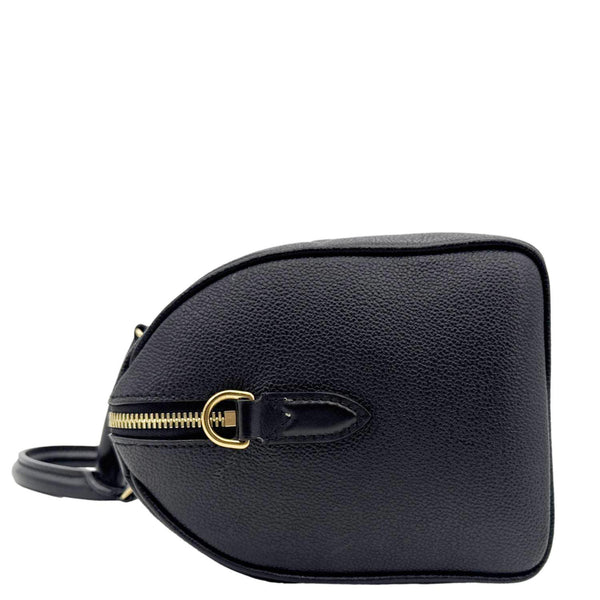 LOUIS VUITTON Speedy 25 Bandouliere Empreinte Leather Shoulder Bag Black