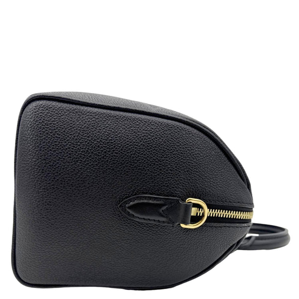 LOUIS VUITTON Speedy 25 Bandouliere Empreinte Leather Shoulder Bag Black