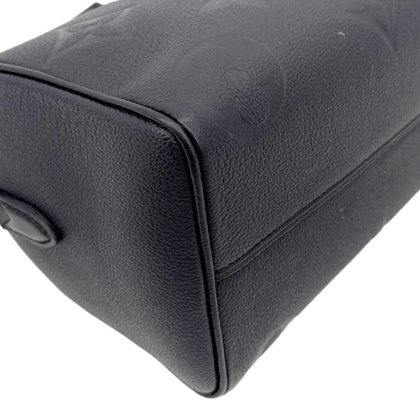 LOUIS VUITTON Speedy 25 Bandouliere Empreinte Leather Shoulder Bag Black