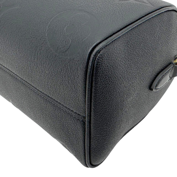 LOUIS VUITTON Speedy 25 Bandouliere Empreinte Leather Shoulder Bag Black