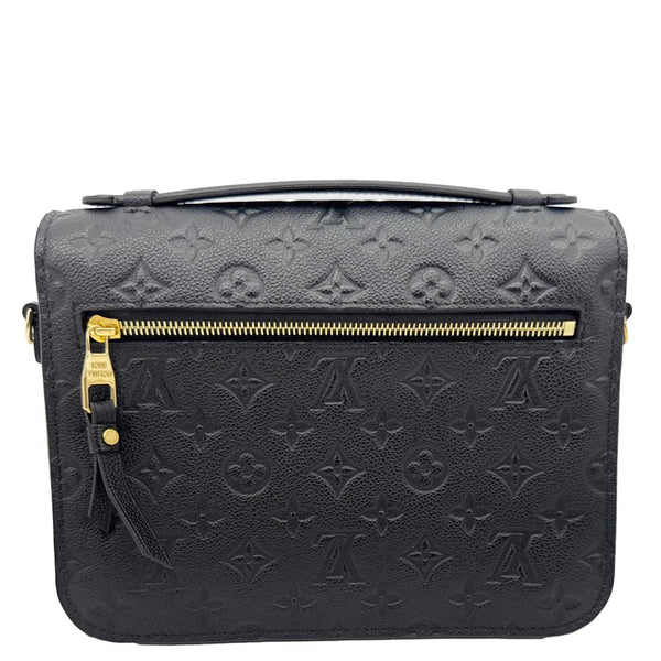 LOUIS VUITTON Metis Pochette Empreinte Leather Crossbody Bag Black