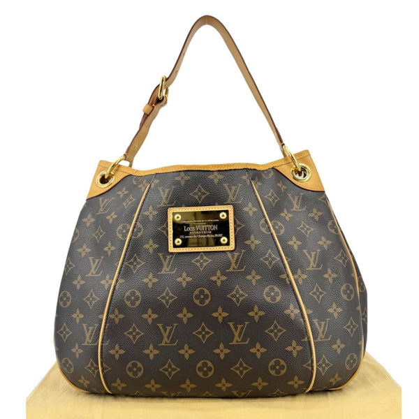 LOUIS VUITTON Galliera PM Monogram Canvas Shoulder Bag Brown