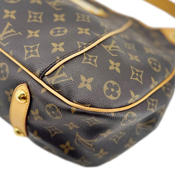 LOUIS VUITTON Galliera PM Monogram Canvas Shoulder Bag Brown
