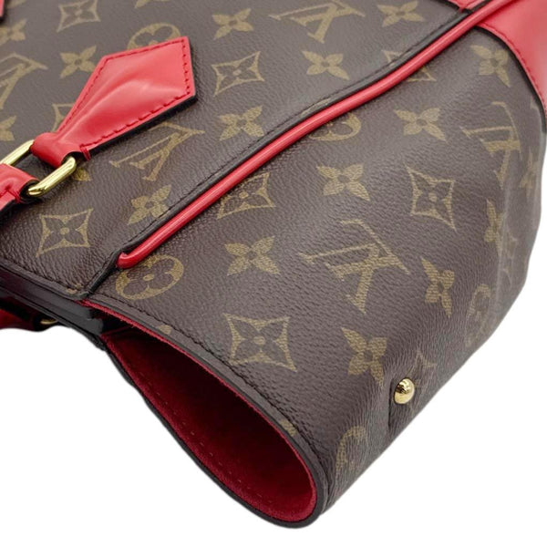 LOUIS VUITTON Phenix Monogram Canvas Shoulder Bag Coquelicot