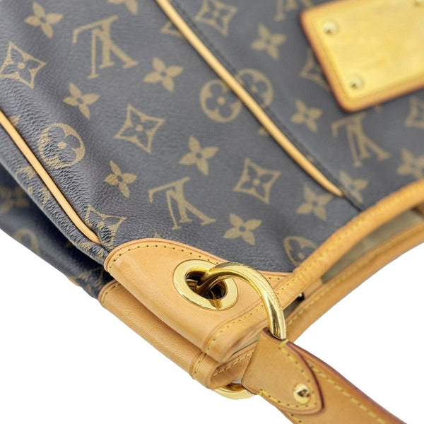 LOUIS VUITTON Galliera PM Monogram Canvas Shoulder Bag Brown