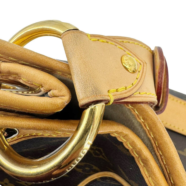 LOUIS VUITTON Galliera PM Monogram Canvas Shoulder Bag Brown