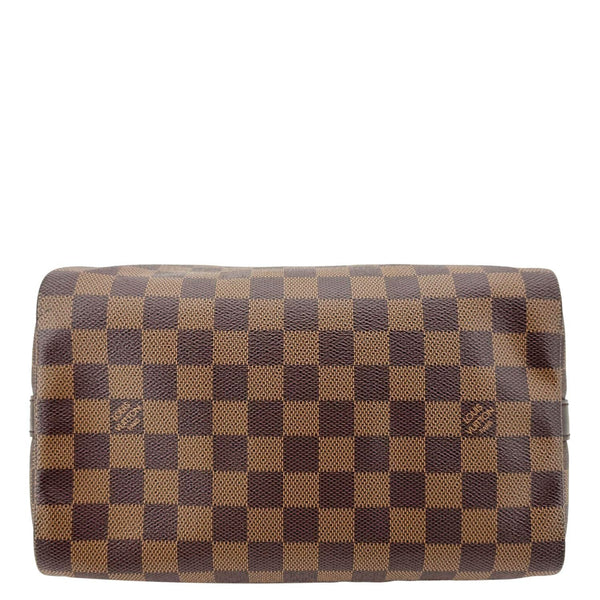 LOUIS VUITTON Speedy 25 Bandouliere Damier Ebene Shoulder Bag Brown
