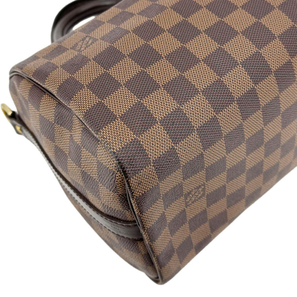LOUIS VUITTON Speedy 25 Bandouliere Damier Ebene Shoulder Bag Brown