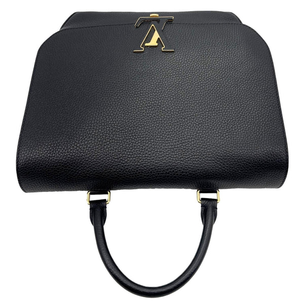 LOUIS VUITTON Volta Taurillon Leather Shoulder Bag Black