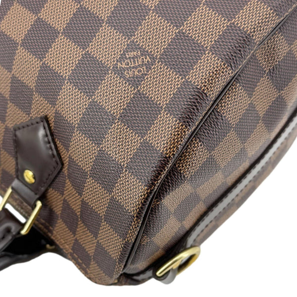 LOUIS VUITTON Speedy 25 Bandouliere Damier Ebene Shoulder Bag Brown