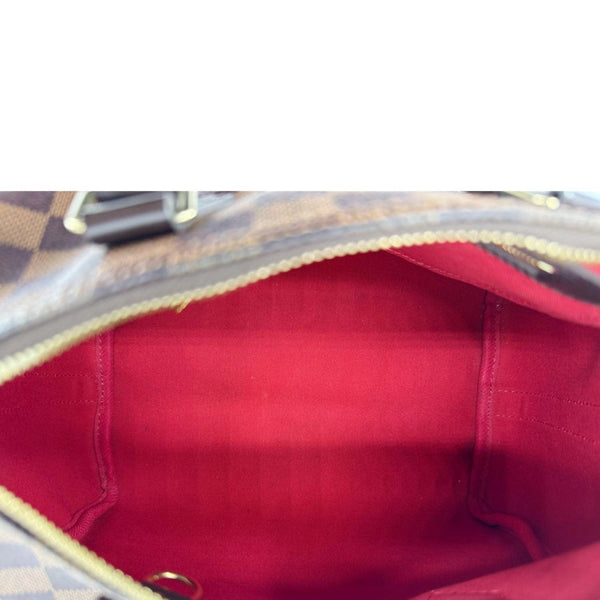 LOUIS VUITTON Speedy 25 Bandouliere Damier Ebene Shoulder Bag Brown