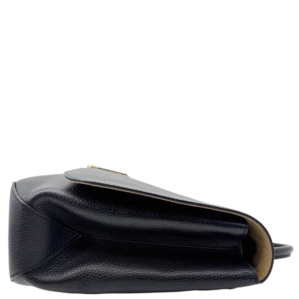 LOUIS VUITTON Volta Taurillon Leather Shoulder Bag Black