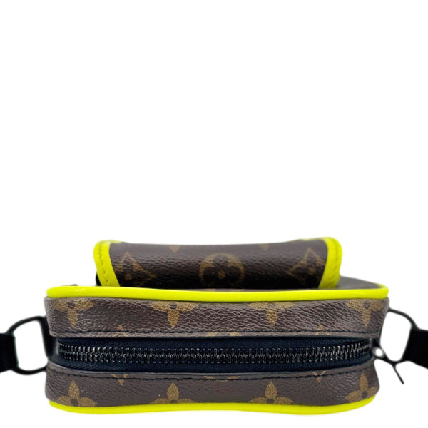 LOUIS VUITTON Christopher Monogram Macassar Canvas Wearable Wallet Brown