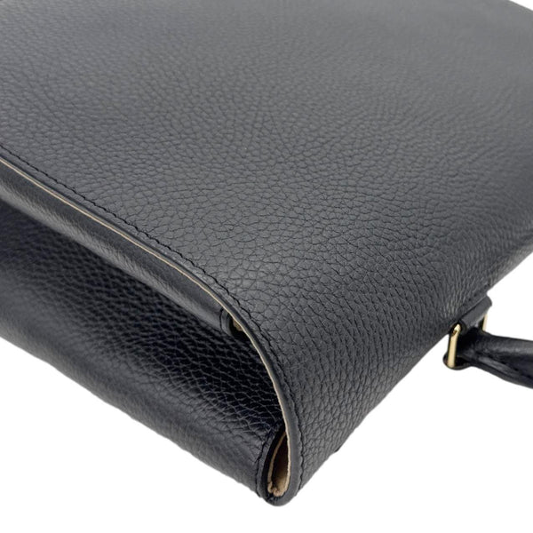 LOUIS VUITTON Volta Taurillon Leather Shoulder Bag Black