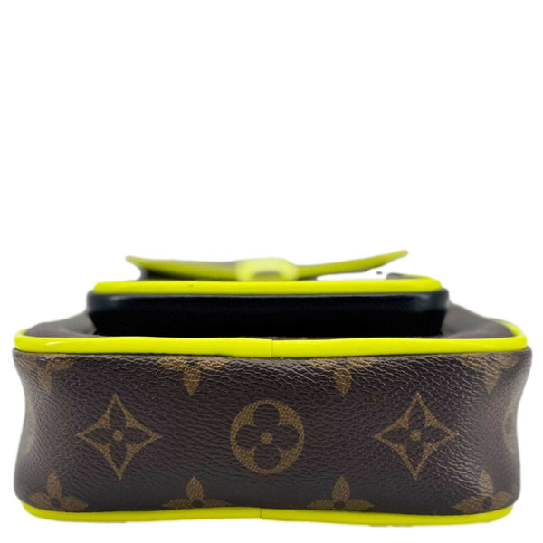 LOUIS VUITTON Christopher Monogram Macassar Canvas Wearable Wallet Brown