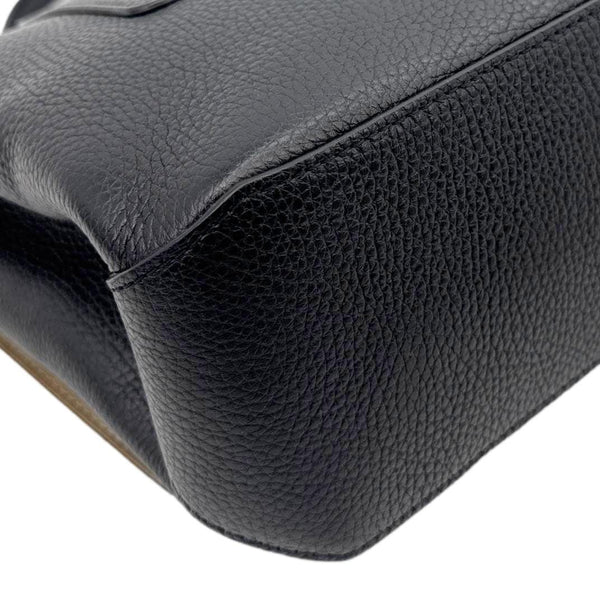 LOUIS VUITTON Volta Taurillon Leather Shoulder Bag Black