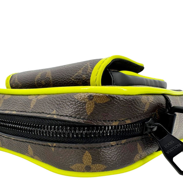 LOUIS VUITTON Christopher Monogram Macassar Canvas Wearable Wallet Brown