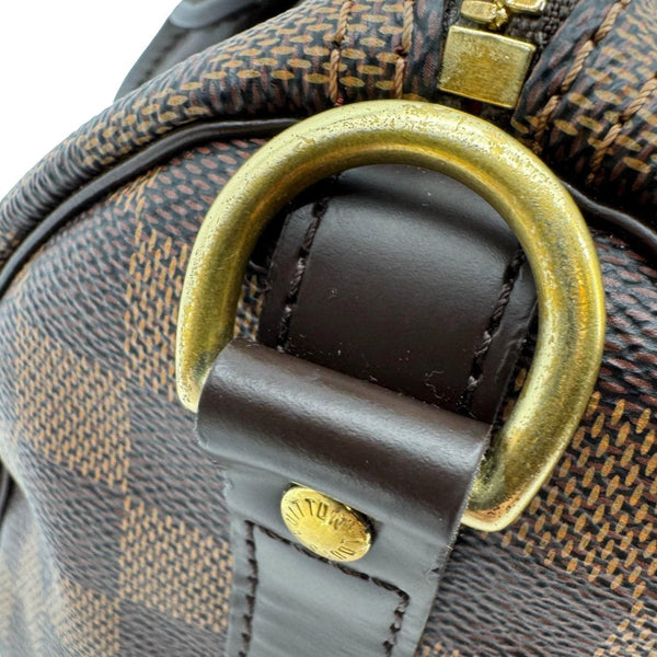 LOUIS VUITTON Speedy 25 Bandouliere Damier Ebene Shoulder Bag Brown