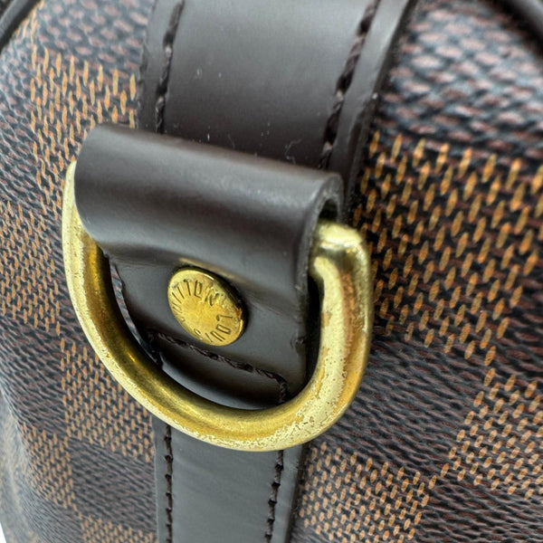 LOUIS VUITTON Speedy 25 Bandouliere Damier Ebene Shoulder Bag Brown