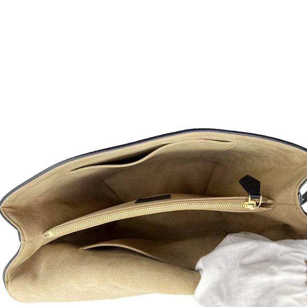 LOUIS VUITTON Volta Taurillon Leather Shoulder Bag Black