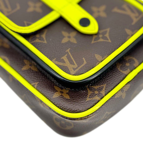 LOUIS VUITTON Christopher Monogram Macassar Canvas Wearable Wallet Brown