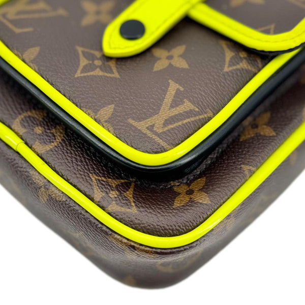 LOUIS VUITTON Christopher Monogram Macassar Canvas Wearable Wallet Brown