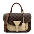 LOUIS VUITTON Beaumarchais Damier Ebene Shoulder Bag Brown