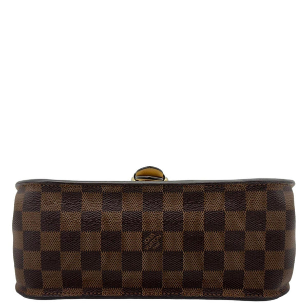 LOUIS VUITTON Beaumarchais Damier Ebene Shoulder Bag Brown