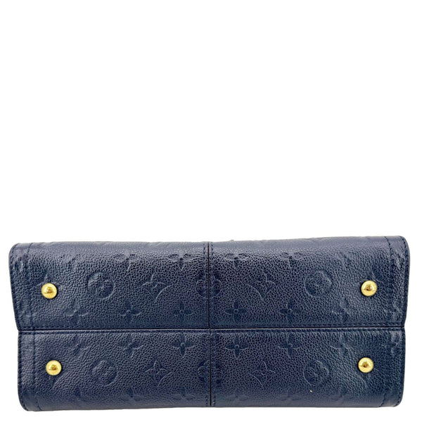 LOUIS VUITTON Sully PM Monogram Empreinte Leather Shoulder Bag Marine Rouge