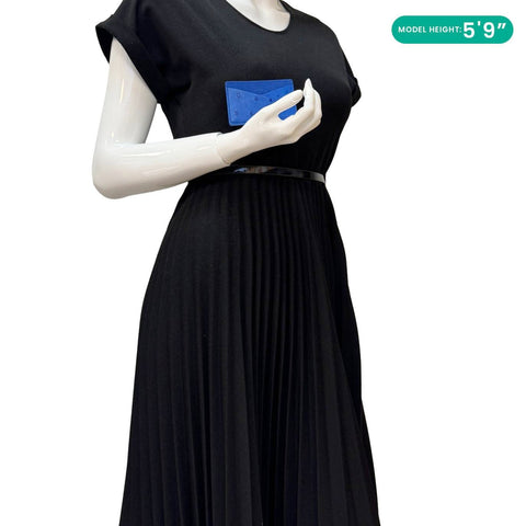 LOUIS VUITTON Ostrich Leather Card Holder Blue