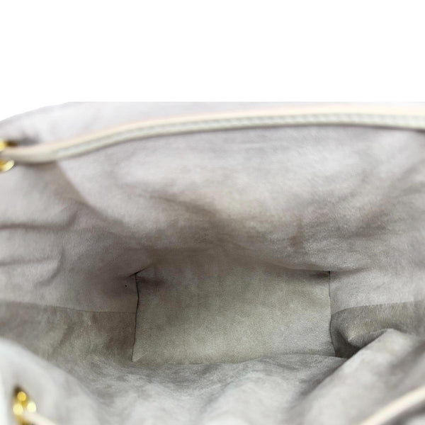 LOUIS VUITTON Coussin PM Embossed Monogram Leather Backpack Galet