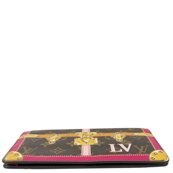 LOUIS VUITTON Summer Trunks Pochette Weekend Monogram Canvas Shoulder Bag Brown