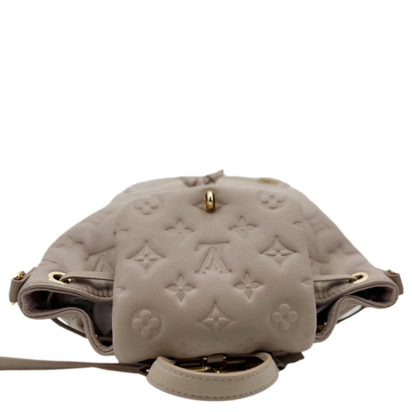 LOUIS VUITTON Coussin PM Embossed Monogram Leather Backpack Galet