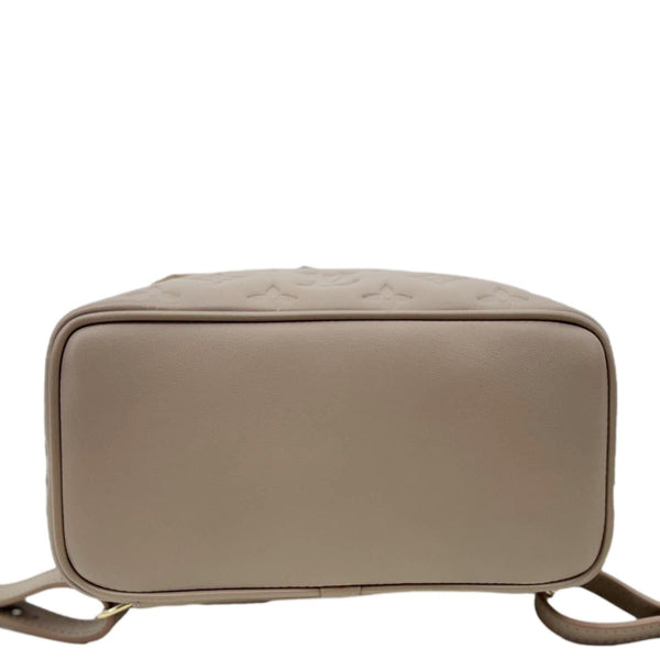 LOUIS VUITTON Coussin PM Embossed Monogram Leather Backpack Galet